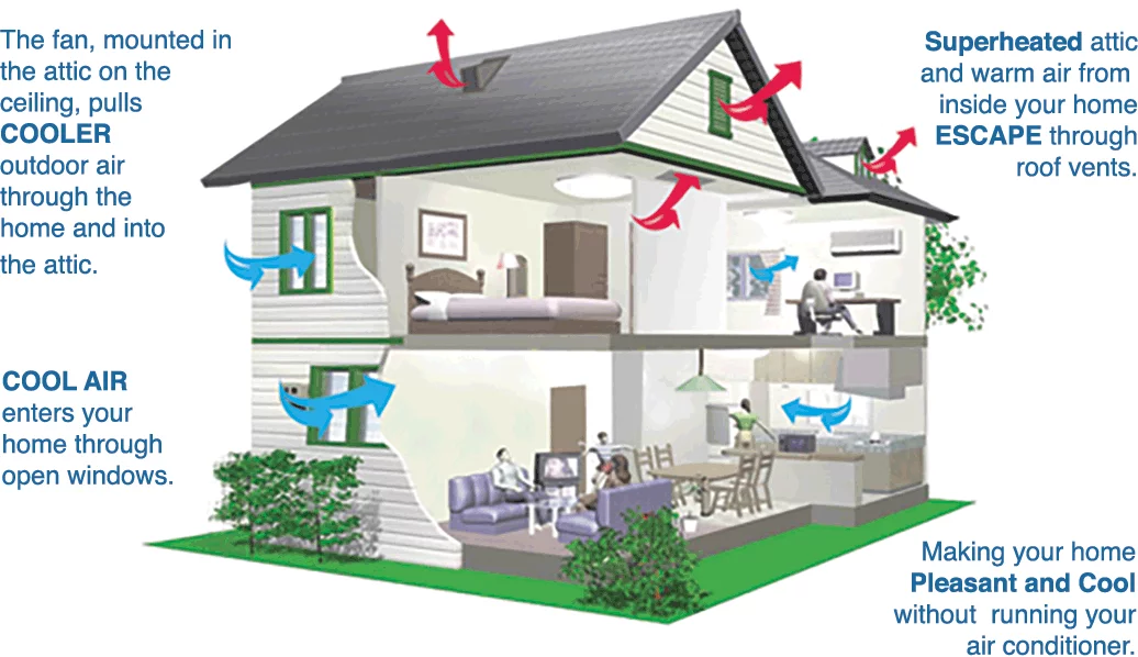 Whole House Ceiling Exhaust Fans | Shelly Lighting