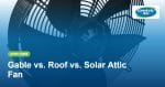 Gable vs. Roof vs. Solar Attic Fan | CentricAir by Comfort Cool